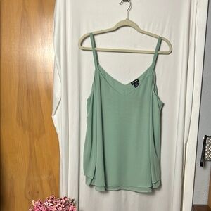 Torrid Mint Green Double Layer Chiffon Camisole Size 2